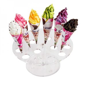 El soporte de cono de helado más vendido, Ideal para fiestas de cumpleaños, celebraciones de boda, vajilla, soporte de helado, exhibición - Product Image 2