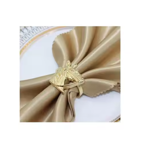 Customized Logo Metal Luxuries Napkin Tissue <b>Rings</b> Holder Exclusive Latest Design <b>Indian</b> Manufactured Napkin <b>Rings</b> Hot Stocked - Product Image 4