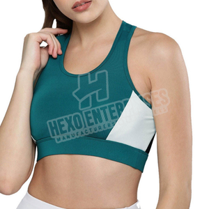 Sujetador deportivo acolchado sin costuras para mujer 2025, forro de LICRA push-up con estampado de verano, Top de gimnasio para Fitness y Yoga - Product Image 1
