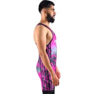 OEM Custom Singlet Wrestling Top 2025 Custom Men's Wrestling Singlets All Sublimation Japan International Design pour adultes - Product Image 2
