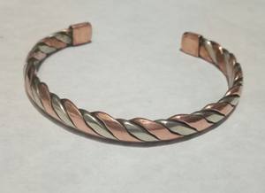 Pulsera de moda de cobre con patrones únicos Beneficios para la salud al usarla Brazaletes de moda - Product Image 6