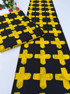 Tissu africain vibrant imprimé à la cire et coton Ankara Cambric Matériau durable de haute qualité pour les projets de vêtements et d'artisanat Dakar - Product Image 4