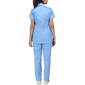 Conjuntos de Enfermería de secado rápido al por mayor, nuevo estilo, diseño de cordón, tela de lona, uniformes de hospital para venta en línea - Product Image 2