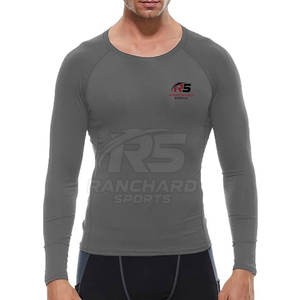 Chemises de compression pour hommes avec logo personnalisé, nouvelle conception 2023, vente en gros, chemises de compression pour hommes confortables - Product Image 4