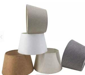 Abat-jour en tissu Coolie antique de haute qualité PineCraft International, abat-jour doux avec couleur personnalisée pour la décoration - Product Image 3