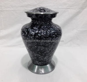 Urnes funéraires américaines en aluminium pour humains et animaux de compagnie, 10 pouces, designs personnalisables, pour cendres d'adultes, fournitures funéraires en gros - Product Image 2