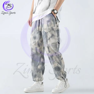 Vêtements d'hiver sur mesure Pantalon de survêtement baggy de qualité supérieure à coupe décontractée Pantalon de jogging en molleton de coton durable et léger pour hommes - Product Image 4