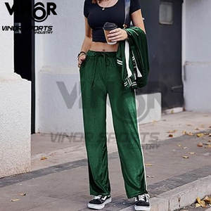 <b>Womens</b> Velvet <b>Velour</b> Tracksuits 2 Piece <b>Lounge</b> <b>Sets</b> Stylish Zip up Sweatshirt and Sweatpants Pockets Soft Comfortable - Product Image 5