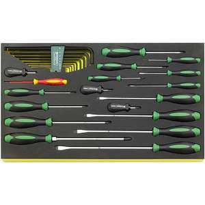 Juego de Destornilladores Stahlwille DRALL+ de 27 Piezas con Incrustaciones TCS, Kit de Herramientas de Calidad Premium - Product Image 1