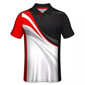 Camiseta deportiva, camiseta Polo al por mayor, camisetas de críquet personalizadas para hombre, diseño impreso, OEM, ODM 2024, ropa deportiva al por mayor - Product Image 2