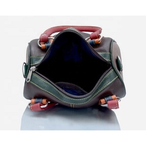 Nouveau véritable fait à la main en cuir de fourrure de vachette sacs à bagages multi-usages unisexe grande taille multi-utilisations sac de voyage cheveux sur cacher fourrure sac polochon - Product Image 6