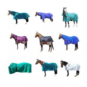 Nouveau tapis de cheval tout usage d'été de qualité supérieure équitation équestre coton rempli" - Product Image 4