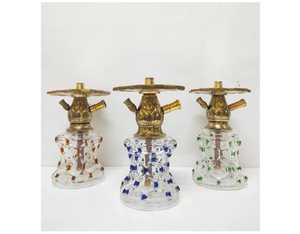 Cachimbas Egipcias de Lujo en Oferta, Calidad Premium, Latón Macizo Pesado, Mini Cachimba con Puntos, Estilo Árabe Grabado a Mano, Lacado - Product Image 2