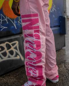 High Quality Men's Streetwear Straight Pattern Casual Pants Regular Fit Quack Dry Polyester Custom Embroidery Nylon Patch <b>Work</b> - Product Image 6