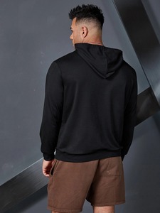 Sudadera con capucha de gran tamaño personalizada fabricante de calidad superior de los hombres de algodón polar pulóver cálido invierno Streetwear sudaderas con capucha al por mayor - Product Image 2