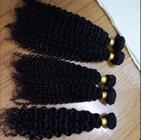 Ekstensi Rambut Keriting Remy India Ringan, Double Drawn, Double Weft, Berkualitas Tinggi, Bebas Kimia, Tahan Perm