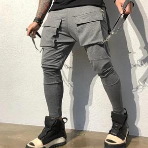 กางเกงวอร์มผ้าฝ้ายสำหรับบุรุษใหม่ฤดูใบไม้ร่วง2024กางเกงฟิตเนสสีพื้นกางเกงทรงดินสอแฟชั่นลำลองสำหรับบุรุษกางเกงวิ่งชุดกีฬา - Product Image 2