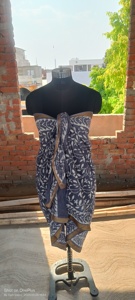 Vente en gros de sarongs en coton imprimé Dabu faits à la main en bloc de sarongs en coton imprimé paréos écharpes sarongs à bas prix - Product Image 3