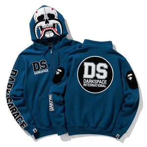 Sweat à capuche unisexe 100 % coton molletonné avec poches kangourou, logo personnalisé, motif uni, respirant, haute qualité, teinture unie - Product Image 2