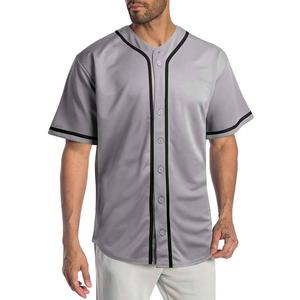 Personalizar los hombres Jersey de béisbol bordado parche Logo sublimación tira diseño impreso ropa deportiva barata personalizar camiseta de béisbol - Product Image 1