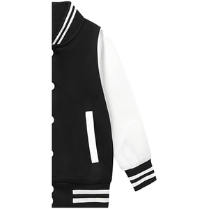 Factory Wholesale Custom Streetwear Sheep Skin Varsity <b>Jacket</b> OEM Design Breathable Windproof High Quality Men Embroidery <b>Patch</b> - Product Image 6