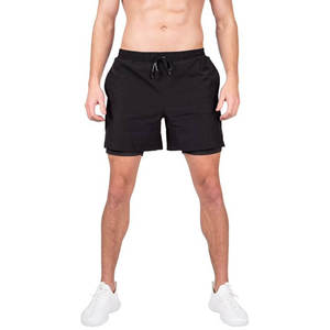 Pantalones de Compresión para Gimnasio, Entrenamiento, Running, Deportes, Fitness, Shorts con Forro para Hombre - Product Image 6