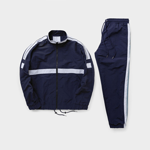 Custom Customizable Oversized Streetwear Windbreaker Set Bulk Order Fashion for Unisex fitness apparel lightweight nylon - Product Image 5