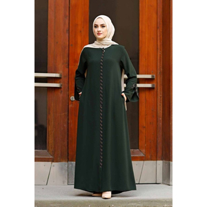 Nouvelle saison vêtements islamiques d'hiver pour femmes robe Abaya caftan tunique Dubaï mode islamique musulmane robes islamiques de fabrication turque - Product Image 6