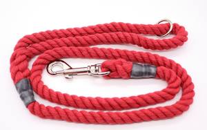 Laisse pour chien en coton artisanal avec plomb en coton doux pour chiens - Product Image 2