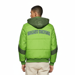 Doudoune en polyester imperméable pour hommes avec ou sans capuche Design personnalisé Manteau d'hiver High Street Service OEM - Product Image 6