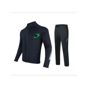 New Wholesale Men's Fitness Wear Tracksuits Custom Logo Two-Piece Hoodie and <b>Sweatpants</b> <b>Set</b> Men's Jogger Sweat Suits - Product Image 2