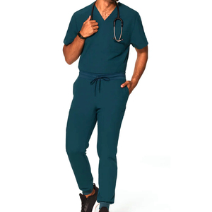 Prix de gros Uniforme d'allaitement pour hommes Coton élégant Polyester Science médicale gommage Infirmière Élégant Meilleurs hommes Uniforme d'allaitement - Product Image 2