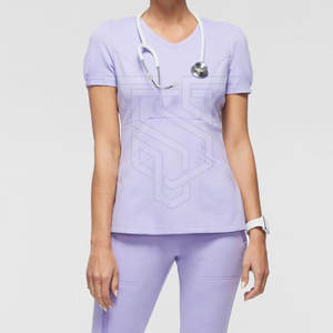 Uniformes de Enfermería Personalizados al Mejor Precio, Nueva Tela Suave con Spandex para Profesionales Médicos - Product Image 4