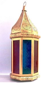 Luxury New Design Antique Brass Metal Candleholder Taper <b>Lanterns</b> for Home Decoration <b>Gold</b> Wholesale Manufacturer Supplier - Product Image 2