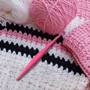 Croissant International 7 ''Fabriqué À La Main Rose Tourbillon Crochet Crochet Meilleur Cadeau Aiguille À Tricoter Poignée Crochet Crochets - Product Image 2