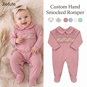 Jiefute - Conjunto de Ropa para Bebé Niña, Estilo Español Vintage, con Detalles Bordados a Mano, para Recién Nacida, Personalizado - Product Image 1