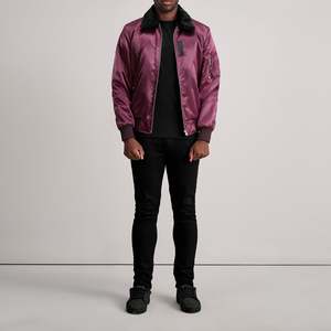 Blouson Bomber Réversible Clyde B-15 – Luxe Streetwear Camouflage Imperméable avec Fermeture Éclair – Décontracté Printemps – Tailles XS à XL Disponibles - Product Image 4