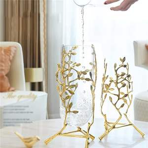 Portavelas Gold L MetalCandle para fiesta de boda - Product Image 3