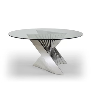 Marble Top Fold-able Extendable Rectangle <b>Dining</b> <b>Table</b> Set for Party Wedding Modern Design <b>Dining</b> <b>Table</b> For <b>Dining</b> Room - Product Image 2