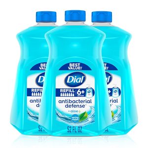 Jabón Sólido Antibacterial Blanqueador Dial Defense + Aroma a Agua de Manantial con Aloe Vera, Recarga de 80 ml (Paquete de 3) - Product Image 5
