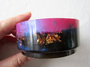 Tazón de resina hecho a mano con acabado de lujo ideal para espacios de vida elegantes y servicio Tradebyd - Product Image 4