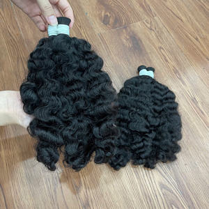 ผมหยิกฟูสีดำ 100% ผมแท้เวียดนาม |   จัดเรียงหนังกำพร้าให้เรียบ |   ซัพพลายเออร์ยอดนิยม - Product Image 4