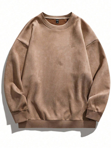 Vente en gros personnalisé 100% coton vente en gros couleur personnalisée 450gsm coton vierge unisexe surdimensionné lavage sweat. - Product Image 6