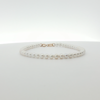 Bracelet en or véritable 18 carats avec perle d'eau douce naturelle, fermoir en or en forme de cœur, bijoux élégants unisexes pour fêtes, mariages, chrétiens