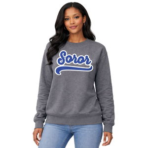 Steel Zeta Phi Beta Soror Crewneck Sweatshirt 1920 Founders Inspired Greek Sorority Finer Womanhood Premium Cotton Sweater - Product Image 5