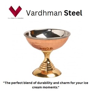 Factory Outlet Sale Cheap Price <b>Copper</b> & Steel Ice Cream <b>Cup</b>, the perfect ice cream <b>cup</b> for every occasion, Ice cream bowl - Product Image 2
