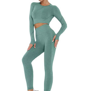 Vêtements de yoga pour femmes dernière conception Vêtements de yoga serrés pour femmes Gym Taille haute Push Up Fitness Running Vêtements de yoga pour femmes - Product Image 5