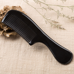 Ergonomic Stylish Buffalo Horn Hair Comb Handmade Natural Crafts Grooming Tool - Product Image 6
