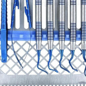 Kit Básico de Microcirugía Oral de Acero Azul de 10 Piezas, Juego de Instrumentos Periodontales Manuales con Certificación CE - Product Image 4