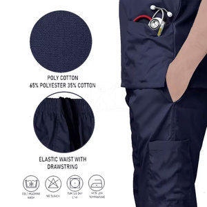 2025 más vendidos hombres Hospital Scrub uniforme último diseño al por mayor tasa Scrubs uniforme para hombres - Product Image 5